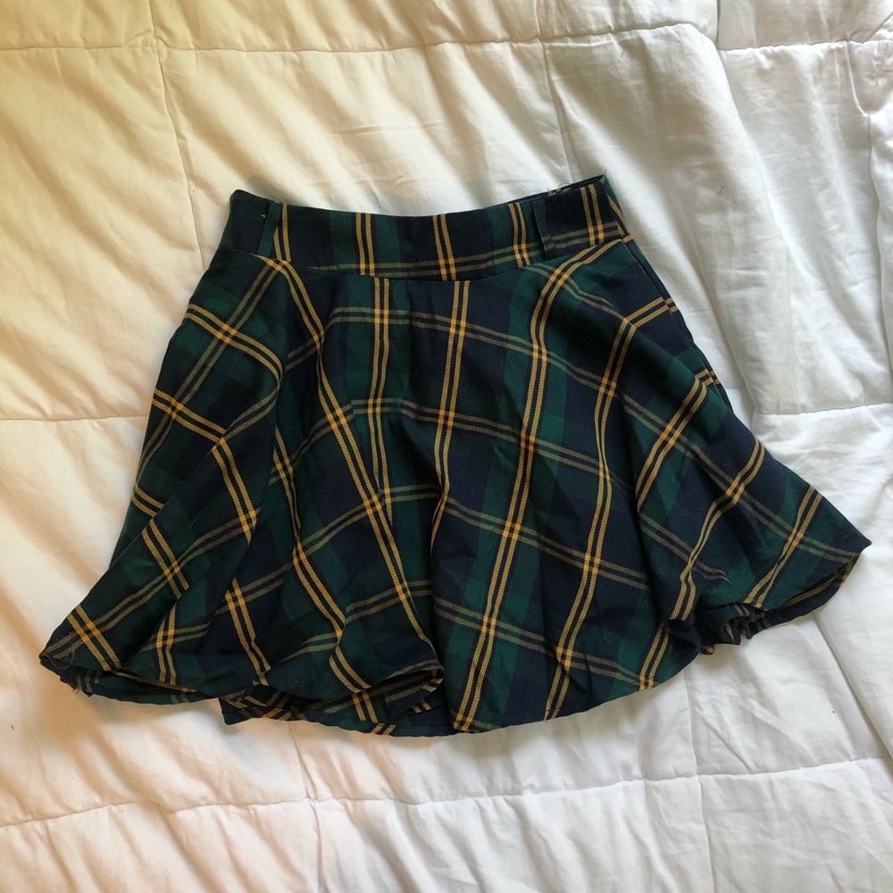 Chicwish Plaid Schoolgirl Skirt